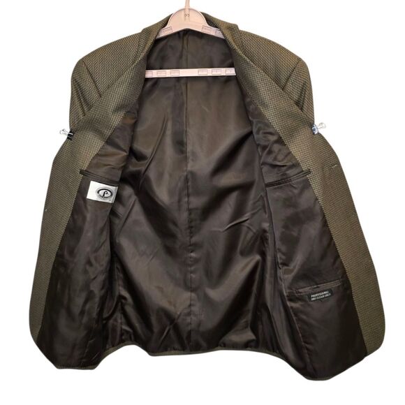 Bert Pulitzer Men's 40R Woolblend Brown Blazer Sport Coat - Picture 9 of 16